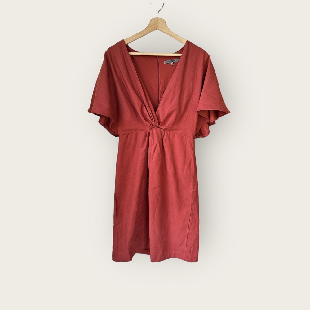 New Julia Jordan Flutter Sleeve Twist Front Dress - image 1